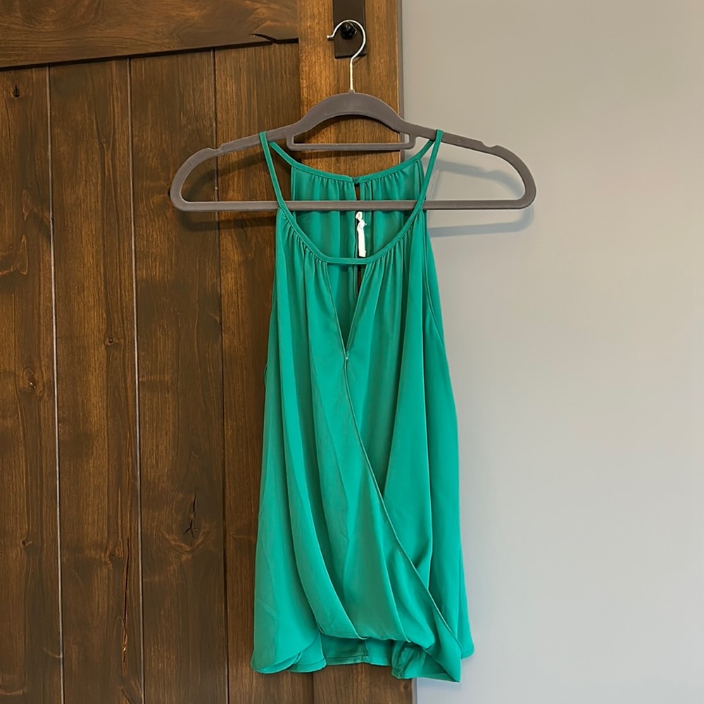 Lush green Halter Tank Top